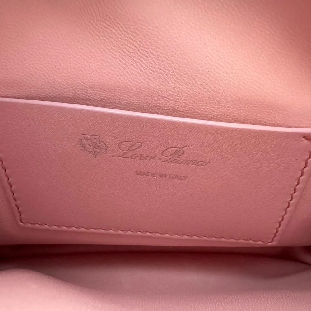 SOLD Loro Piana Shearling Leather Milky Way Bag - Picture 10 of 14